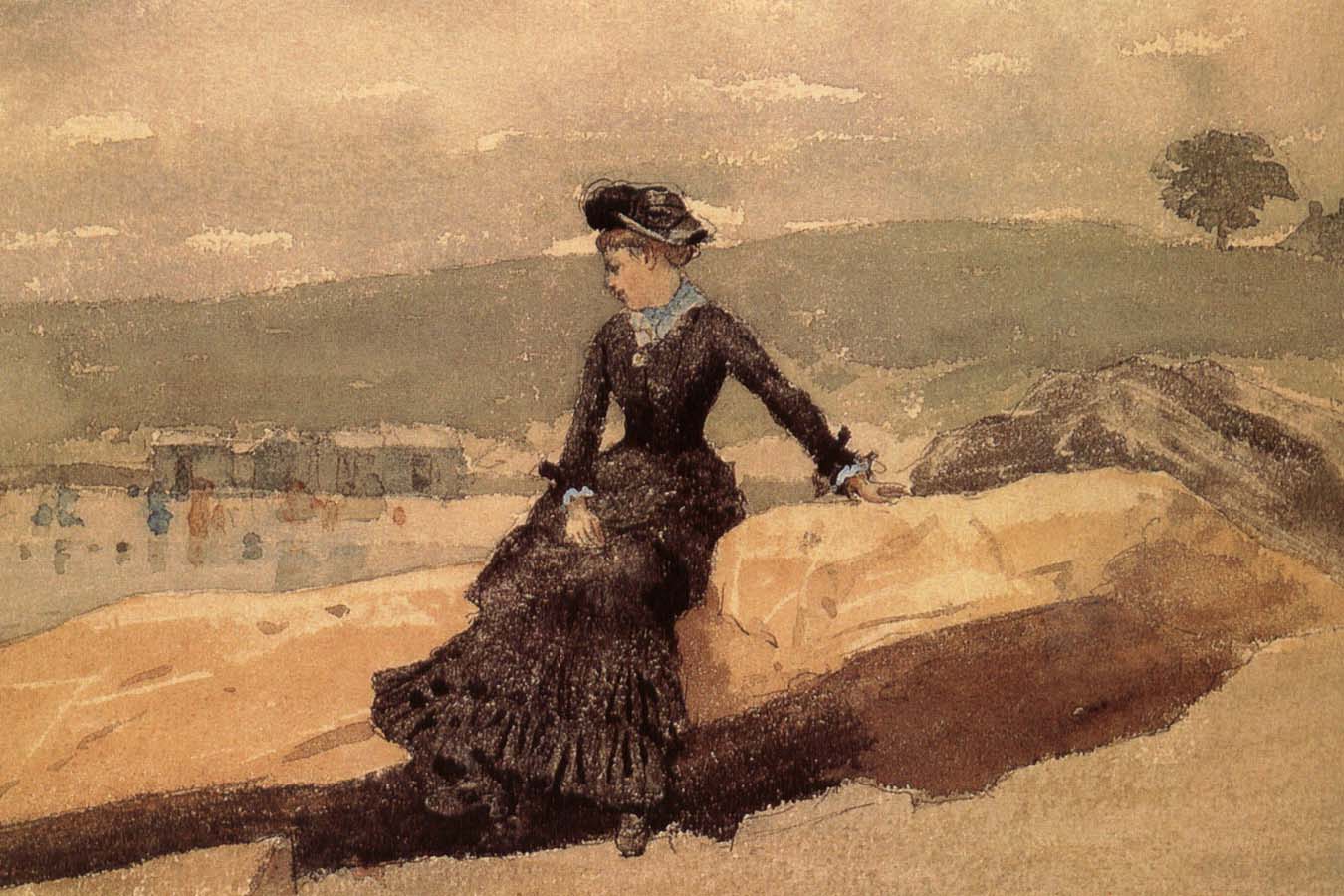 Winslow Homer The woman on the beach